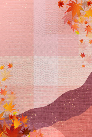 Autumn Leaves Maple Tree Autumn Backgroundのイラスト素材