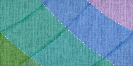 Japanese Pattern Standby Screen Blue Background