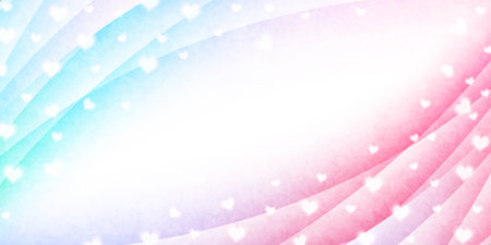 Valentine Heart Winter Pattern Backgroundのイラスト素材