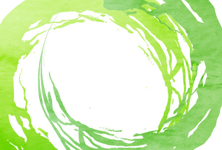 fresh green Japanese paper watercolor backgroundのイラスト素材
