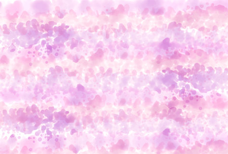 Spring Japanese Pattern Watercolor Backgroundのイラスト素材