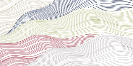 Sea Japanese Pattern Wave Backgroundのイラスト素材