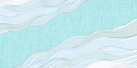 Blue Japanese Pattern Wave Background
