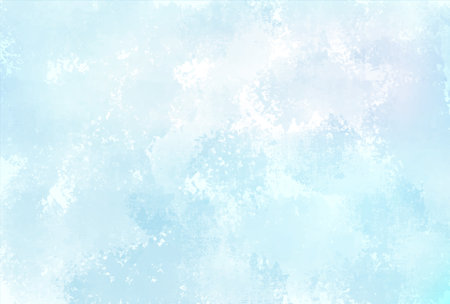 Blue Japanese Pattern Watercolor Backgroundのイラスト素材