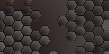 Hexagon Silhouette Geometry Pattern Background