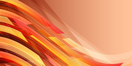 Orange Technology Line Texture Backgroundのイラスト素材