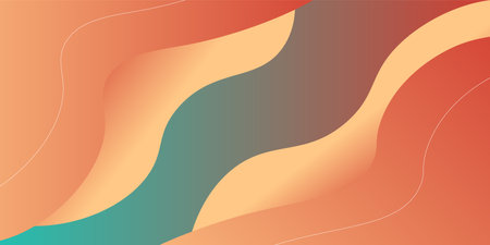 wave pink technology curved backgroundのイラスト素材