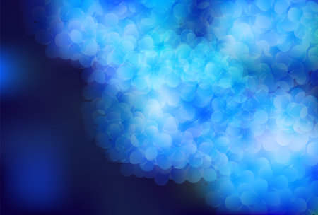 hydrangea rainy season flower backgroundのイラスト素材
