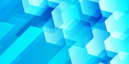 Blue Technology Digital Texture Backgroundのイラスト素材