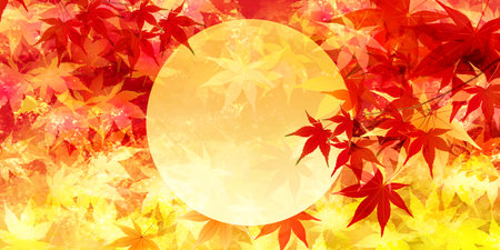 Otsukimi Fifteen Nights Autumn Backgroundのイラスト素材