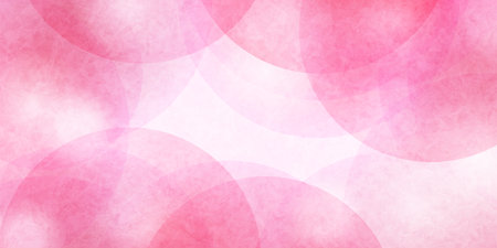 Pink Japanese Pattern Circle Backgroundのイラスト素材