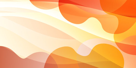 Colorful Japanese Pattern Ellipse Backgroundのイラスト素材