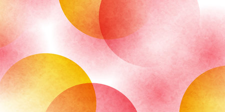 Orange Japanese Pattern Shikaku Backgroundのイラスト素材