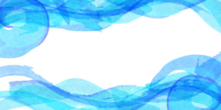 Blue Japanese Pattern Geometry Backgroundのイラスト素材