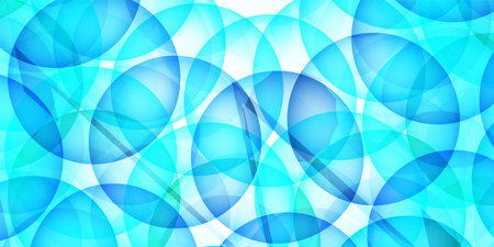 Blue Geometry Technology Pattern Backgroundのイラスト素材