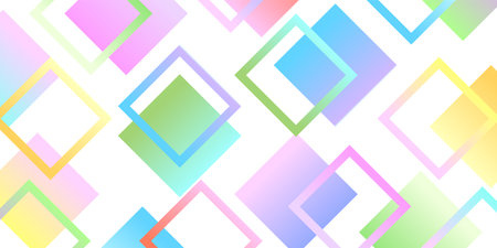 Colorful Pastel Japanese Paper Pattern Backgroundのイラスト素材