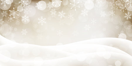 snow christmas winter light backgroundのイラスト素材
