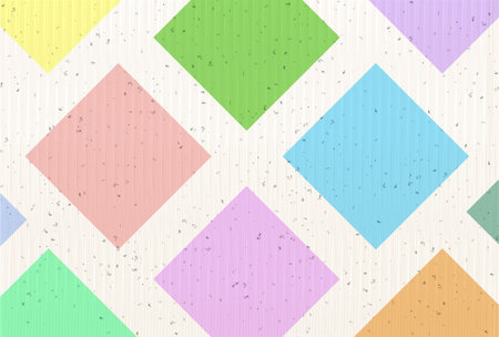 Geometric Pattern Colorful Japanese Paper Pattern Backgroundのイラスト素材