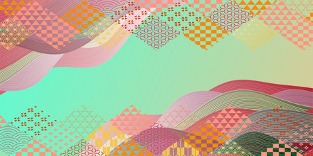 Japanese Pattern Spring Pattern Backgroundのイラスト素材