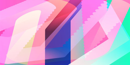 Gradient Colorful Geometric Pattern Background