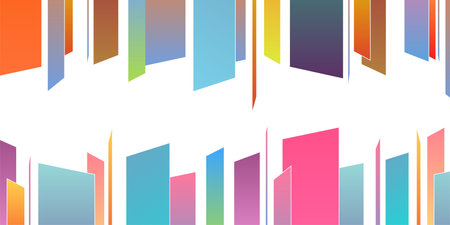 Gradient Colorful Geometric Pattern Backgroundのイラスト素材