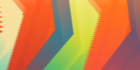 Gradient Colorful Geometric Pattern Backgroundのイラスト素材