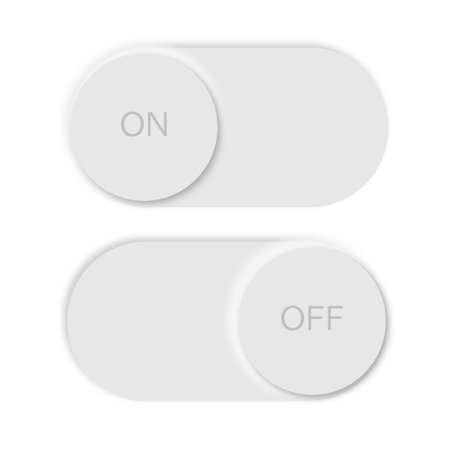 Callout Gray Silhouette Switch Iconのイラスト素材