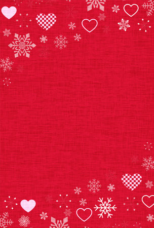 Valentine Heart Red Cute Backgroundのイラスト素材