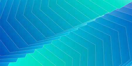 Blue Technology Geometry 3D Backgroundのイラスト素材