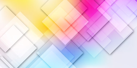 colorful technology digital geometric backgroundのイラスト素材
