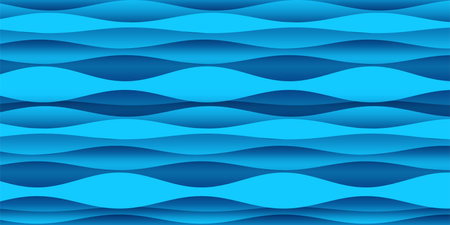 blue silhouette 3D technology backgroundのイラスト素材
