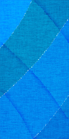 Blue Curved Japanese Pattern Backgroundのイラスト素材