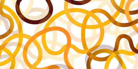 Orange Japanese Pattern Autumn Backgroundのイラスト素材