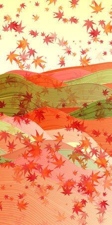 Autumn Leaves Maple Tree Autumn Backgroundの写真素材