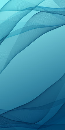 Blue Curved Japanese Pattern Backgroundの写真素材