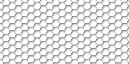 Silhouette Hexagonal Japanese Pattern Backgroundの写真素材