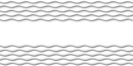 Silhouette Wave Japanese Pattern Backgroundの写真素材