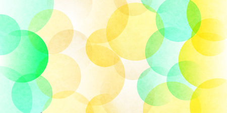 Green Yellow Circle Japanese Pattern Backgroundのイラスト素材