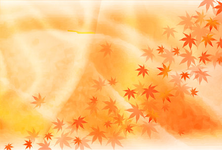 Autumn Leaves Maple Tree Autumn Backgroundのイラスト素材