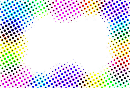 Reticulation Color Halftone Gradient Colorful Backgroundのイラスト素材