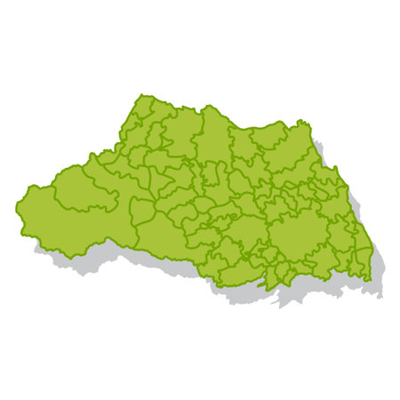 Saitama Japan Map Silhouette Iconのイラスト素材