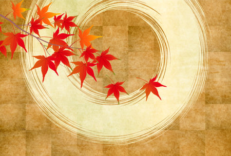 Autumn Leaves Maple Tree Autumn Backgroundのイラスト素材