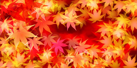 Autumn Leaves Maple Tree Autumn Backgroundのイラスト素材