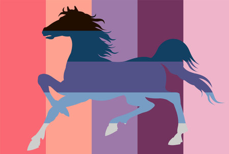 Noon New Year's Card Oriental Zodiac Sign Backgroundのイラスト素材