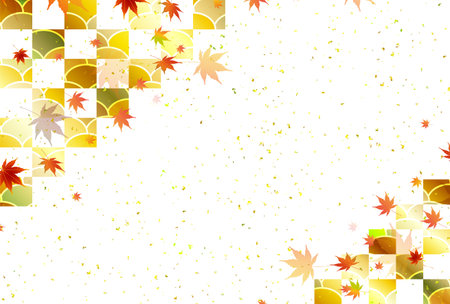Autumn Leaves Maple Tree Autumn Backgroundのイラスト素材