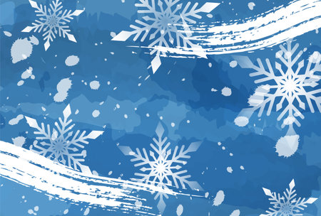 snow christmas winter light backgroundのイラスト素材