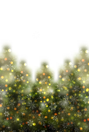 snow christmas winter light backgroundのイラスト素材