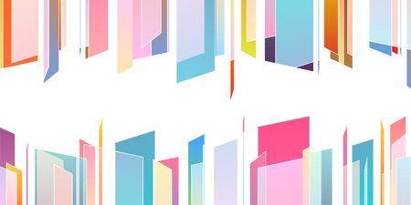 Colorful Japanese Pattern Patterns Backgroundのイラスト素材