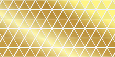 3D Geometry Pattern Gold Backgroundのイラスト素材