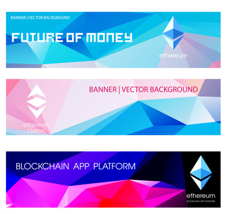 Ethereum Cripto Currency Chrystal Icon Blockchain Platform Logo